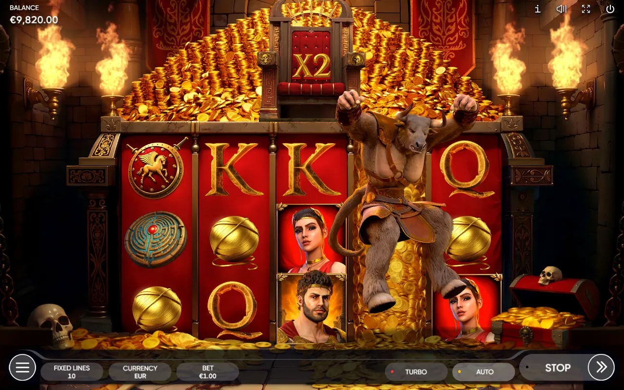 The re-spins feature with the multiplier showing x2