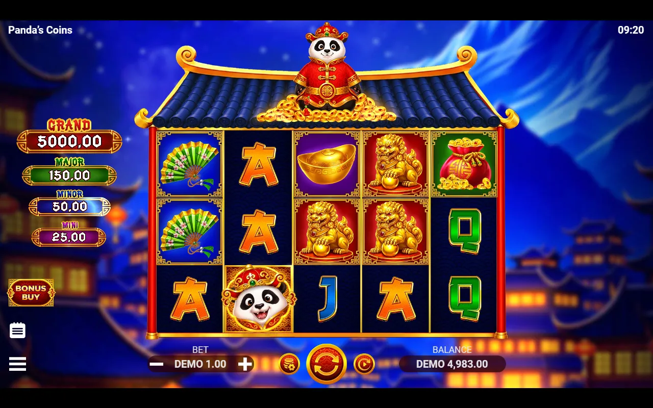 A base game spin with no bonus symbol and no win